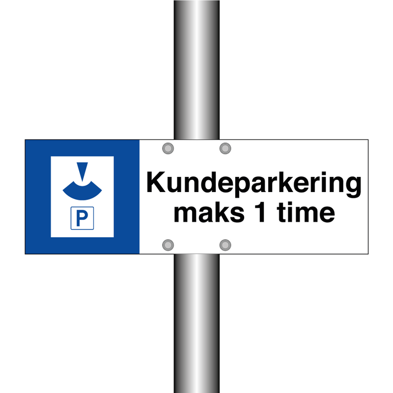 Kundeparkering maks 1 time & Kundeparkering maks 1 time & Kundeparkering maks 1 time