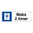 Maks 2 timer & Maks 2 timer & Maks 2 timer & Maks 2 timer & Maks 2 timer & Maks 2 timer