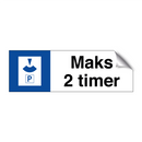 Maks 2 timer & Maks 2 timer & Maks 2 timer & Maks 2 timer & Maks 2 timer & Maks 2 timer