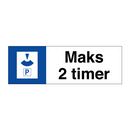 Maks 2 timer & Maks 2 timer & Maks 2 timer & Maks 2 timer & Maks 2 timer & Maks 2 timer