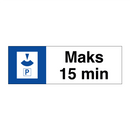 Maks 15 min & Maks 15 min & Maks 15 min & Maks 15 min & Maks 15 min & Maks 15 min & Maks 15 min