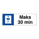 Maks 30 min & Maks 30 min & Maks 30 min & Maks 30 min & Maks 30 min & Maks 30 min & Maks 30 min