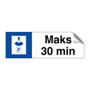 Maks 30 min & Maks 30 min & Maks 30 min & Maks 30 min & Maks 30 min & Maks 30 min & Maks 30 min