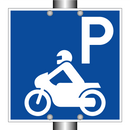 Parkering for motorsykkel og moped & Parkering for motorsykkel og moped