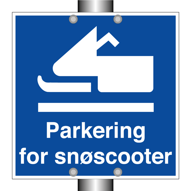 Parkering for snøscooter & Parkering for snøscooter & Parkering for snøscooter