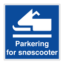 Parkering for snøscooter & Parkering for snøscooter & Parkering for snøscooter