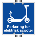 Parkering for elektrisk scooter & Parkering for elektrisk scooter & Parkering for elektrisk scooter