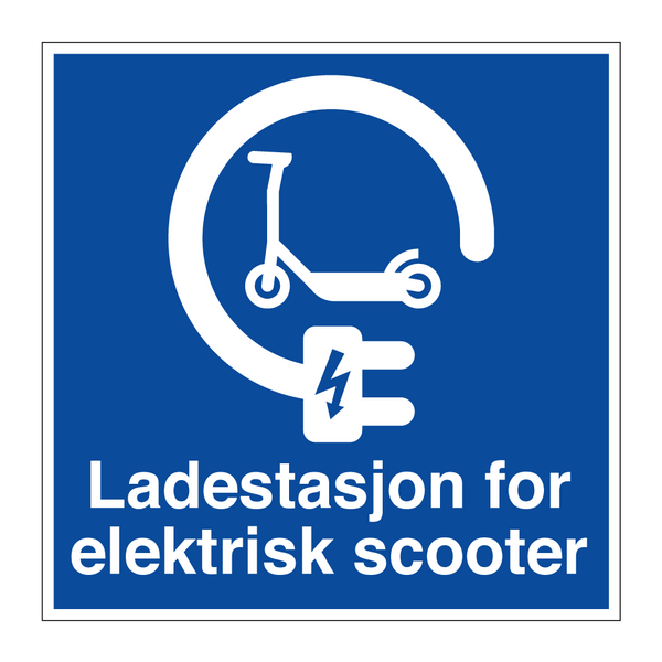 Ladestasjon for elektrisk scooter & Ladestasjon for elektrisk scooter