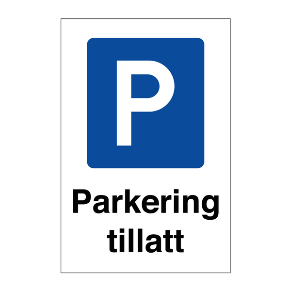 Parkering tillatt & Parkering tillatt & Parkering tillatt & Parkering tillatt & Parkering tillatt