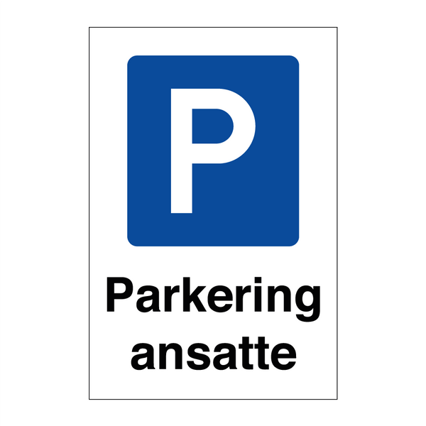 Parkering ansatte & Parkering ansatte & Parkering ansatte & Parkering ansatte & Parkering ansatte