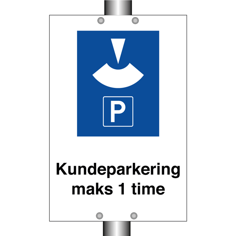 Kundeparkering maks 1 time & Kundeparkering maks 1 time & Kundeparkering maks 1 time