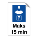 Maks 15 min & Maks 15 min & Maks 15 min & Maks 15 min & Maks 15 min & Maks 15 min & Maks 15 min
