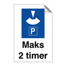 Maks 2 timer & Maks 2 timer & Maks 2 timer & Maks 2 timer & Maks 2 timer & Maks 2 timer