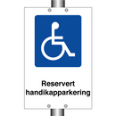 Reservert handikapparkering & Reservert handikapparkering & Reservert handikapparkering