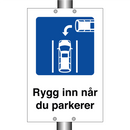 Rygg inn når du parkerer & Rygg inn når du parkerer & Rygg inn når du parkerer