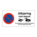 Utkjøring hele døgnet & Utkjøring hele døgnet & Utkjøring hele døgnet