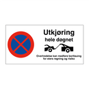Utkjøring hele døgnet & Utkjøring hele døgnet & Utkjøring hele døgnet