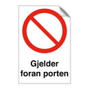 Gjelder foran porten & Gjelder foran porten & Gjelder foran porten & Gjelder foran porten