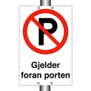 Gjelder foran porten & Gjelder foran porten & Gjelder foran porten & Gjelder foran porten
