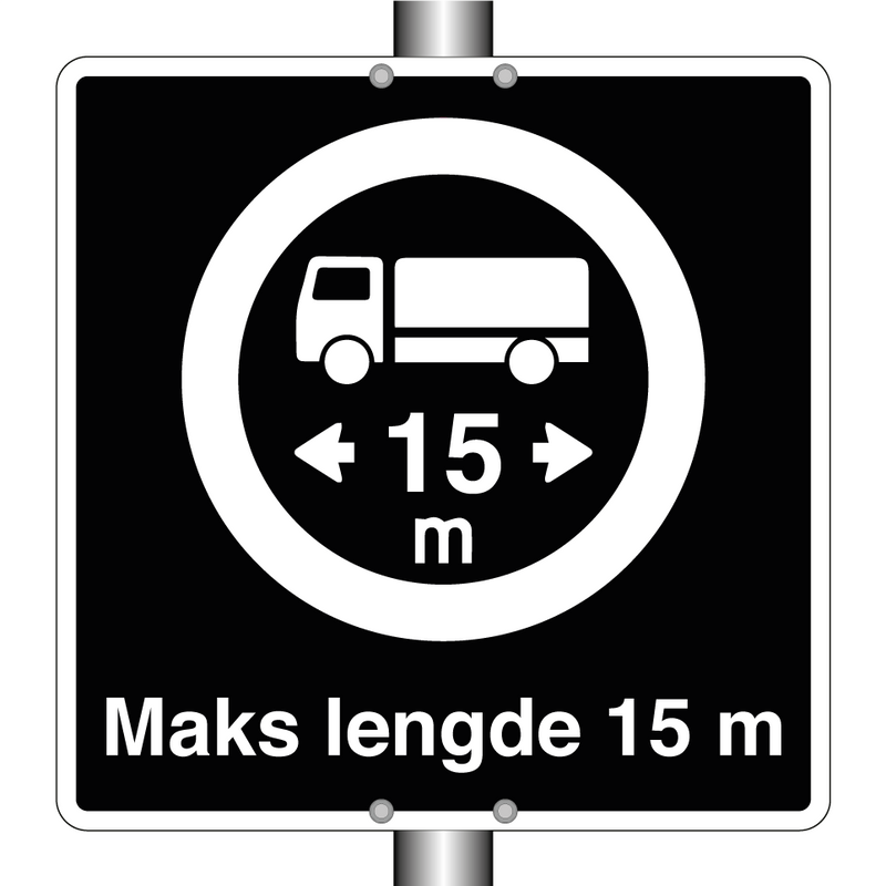Maks lengde 15 m & Maks lengde 15 m