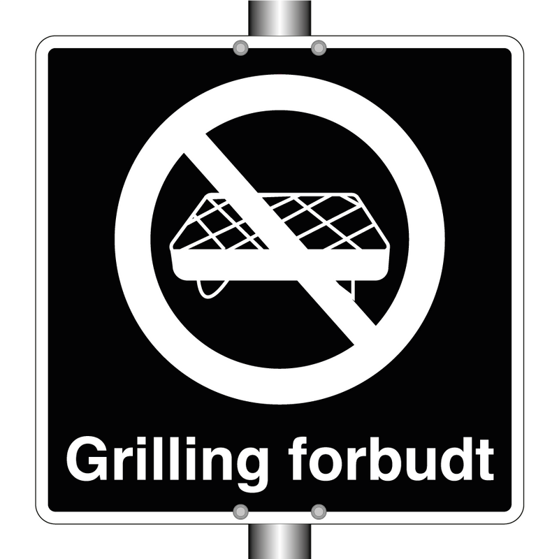 Grillning forbudt & Grillning forbudt