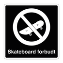 Skateboard forbudt