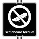 Skateboard forbudt