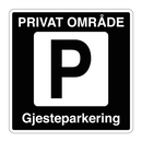 Privat område Gjesteparkering