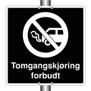 Tomgangskjøring forbudt