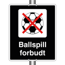 Ballspill forbudt