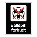 Ballspill forbudt