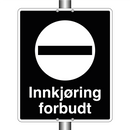 Innkjøring forbudt