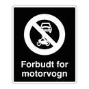 Forbudt for motorvogn