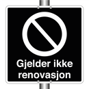 Gjelder ikke renovasjon