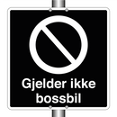 Gjelder ikke bossbil