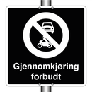Gjenomkjøring forbudt