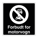 Forbudt for motorvogn