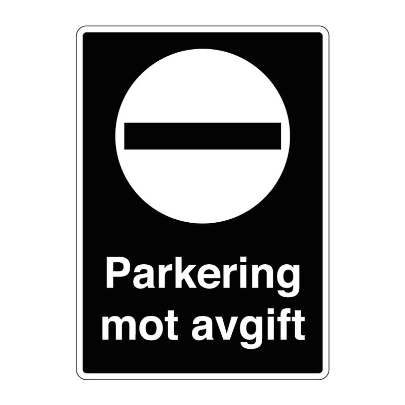 Parkering mot avgift & Parkering mot avgift & Parkering mot avgift & Parkering mot avgift