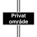 Privat område