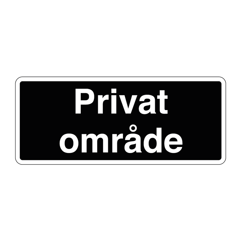 Privat område & Privat område & Privat område & Privat område & Privat område & Privat område