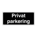 Privat parkering