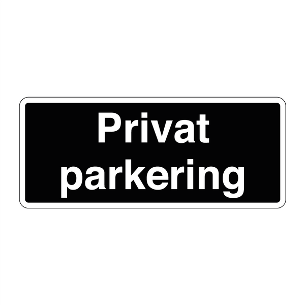 Privat parkering