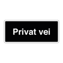 Privat vei