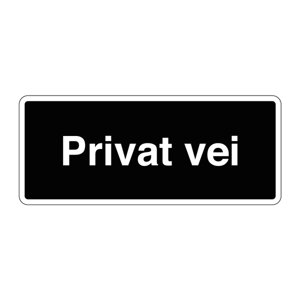 Privat vei
