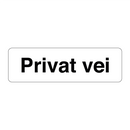 Privat vei