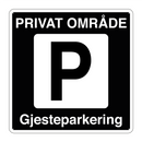 Privat område Gjesteparkering