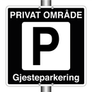Privat område Gjesteparkering