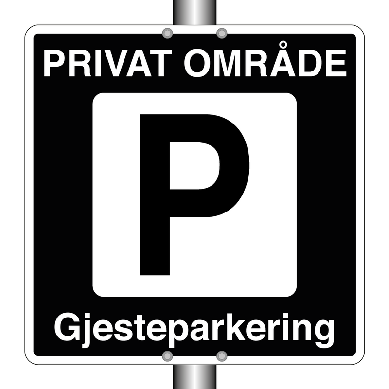 Privat område Gjesteparkering & Privat område Gjesteparkering