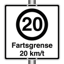 Fartsgrense 20 km/t