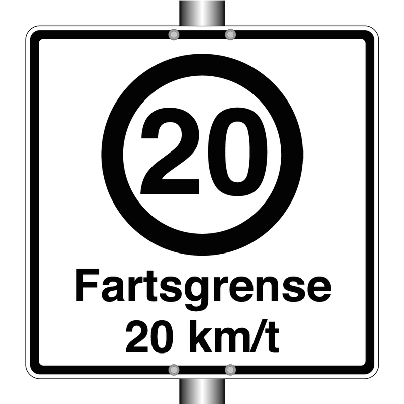 Fartsgrense 20 km/t & Fartsgrense 20 km/t